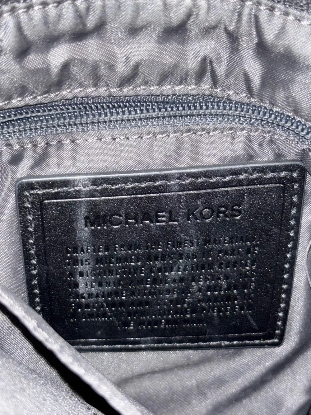 Michael Kors Men's Bryant Flight Messenger Bag Black Monogram 33S6MMNC1B Authent